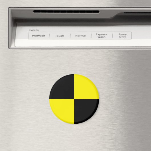 赤カスタム禁の標識冷蔵庫用マグネット マグネット (インサイチュ (食洗機))