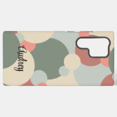 赤カスタム緑分子サムスンフォンケース SAMSUNG GALAXYケース (裏面横)