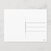 赤カスタム緑風化木板パターン シーズンポストカード (裏面)