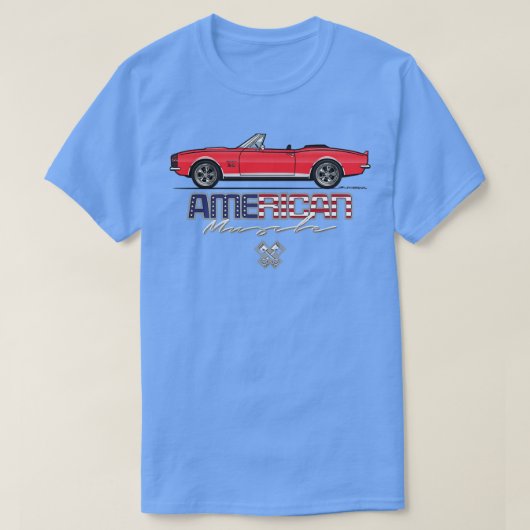 赤カスタム色1 Tシャツ (デザイン正面)