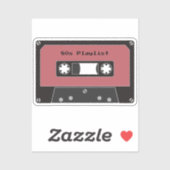 赤カセットテープのシール シール (シート)