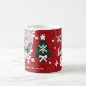 赤カッコいい緑の最高のnana ever photo応援スクリプト コーヒーマグカップ (中央)