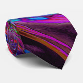 赤カッコいい、青、ピンクの抽象芸術フローラ旋回 ネクタイ (ロール)