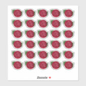 赤カメリア シール (シート)