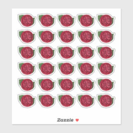 赤カメリア シール