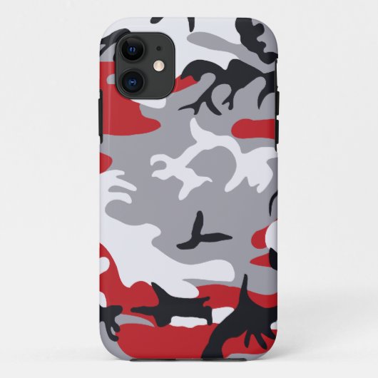 赤カモフラージュがかろうじて™ iPhone 5ケース Case-Mate iPhoneケース (裏面)