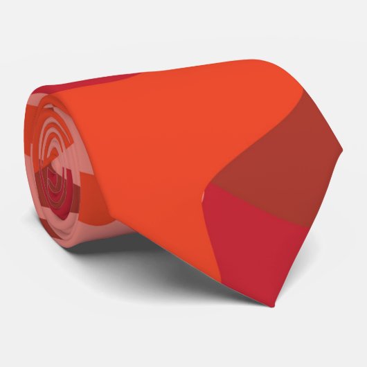 赤カモフラージュ ネクタイ (ロール)