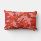 赤カモフラージュ ランバークッション (裏面)