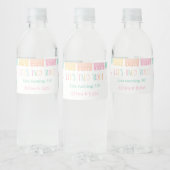 赤カラフルちゃんシャワーフェスタのタコ ペットボトルラベル (ボトル)