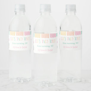 赤カラフルちゃんシャワーフェスタのタコ ペットボトルラベル