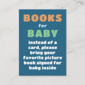 赤カラフルちゃんシャワー用おもしろい本 エンクロージャーカード (正面)