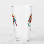 赤カラフルワインを飲むマコーパロッツ タンブラーグラス (右)