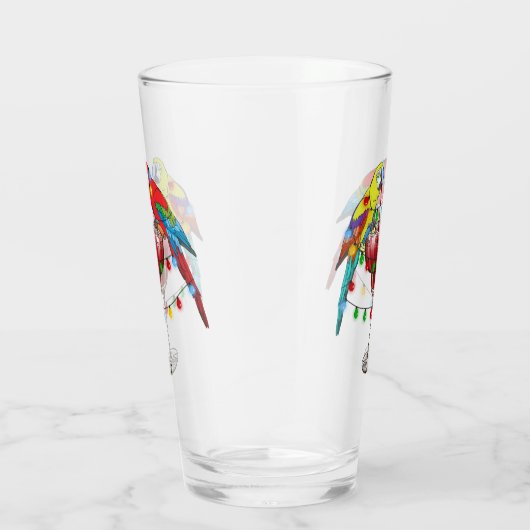 赤カラフルワインを飲むマコーパロッツ タンブラーグラス (右)