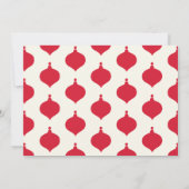 赤カラフルヴィンテージメリーchritsmas写真 案内状 (裏面)