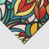 赤カラフル水百合ステンドグラス 薄葉紙 (詳細)