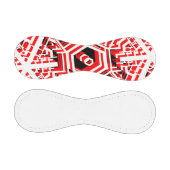 赤カラフル白黒幾何モダン図形 野球ボール (パネル)