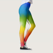 赤カラフル青イエローグリーンモダンテンプレート レギンス (右)