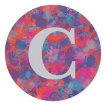 赤カラフル、ピンク、青の紫の抽象芸術