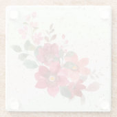 赤ガラスのコースター ガラスコースター (裏面)