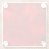 赤ガラスコースター ガラスコースター (裏面)