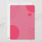 赤ガレモダンンティンの日 招待状 (裏面)