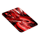 赤ガンマ線抽象芸術大型磁石 マグネット (右側)