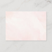 赤ガーリーちゃんシャワー用ピンクフローラカボチャおむつ エンクロージャーカード (裏面)