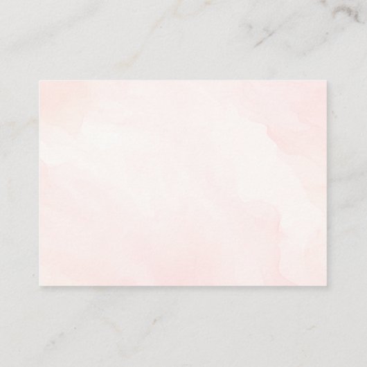 赤ガーリーちゃんシャワー用ピンクフローラカボチャおむつ エンクロージャーカード (裏面)