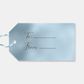 赤ガーリーちゃんブルー大理石ユニコーントナカイ雪 ギフトタグ (裏面横)