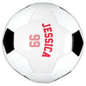 赤ガーリーピンクの名前番ミニマル号 サッカーボール (回転)