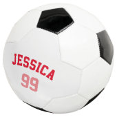 赤ガーリーピンクの名前番ミニマル号 サッカーボール (3/4)