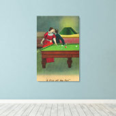 赤キス キャンバスプリント (インサイチュ (ウッドフロア))