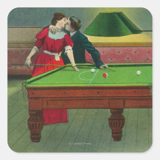 赤キス スクエアシール (正面)