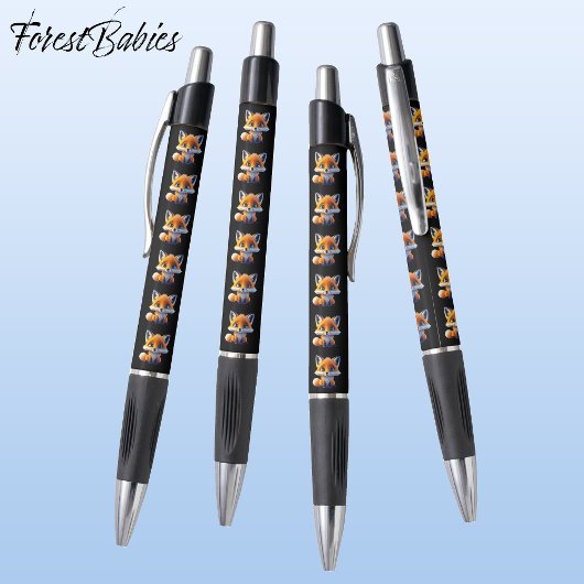 赤キツネお洒落可愛い森林野生動物🦊 ボールペン