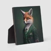 赤キツネのグリーンセントパトリックの日のスーツのプラーク フォトプラーク (正面)