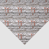 赤キツネの森のアートユニークギフトラップ 薄葉紙 (詳細)