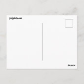 赤キツネはがき ポストカード (裏面)