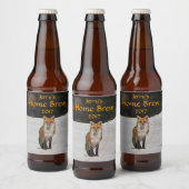 赤キツネウィンタースノービールラベル ビールラベル (ボトル)