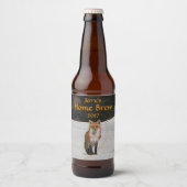 赤キツネウィンタースノービールラベル ビールラベル (正面)