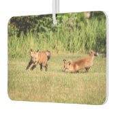 赤キツネキット遊ズ カーエアーフレッシュナー (左)