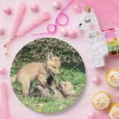 赤キツネキット遊ズ ペーパープレート (パーティー)