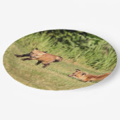 赤キツネキット遊ズ ペーパープレート (アングル)