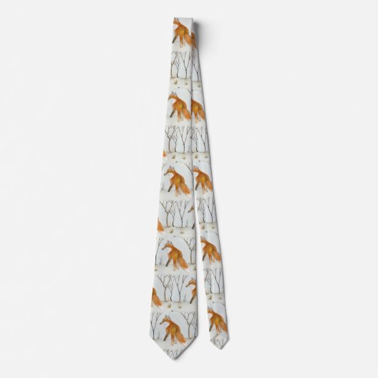 赤キツネネックタイ ネクタイ (正面)