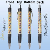 赤キツネユニーク可愛いお洒落森の動物金ゴールド🦊 ボールペン