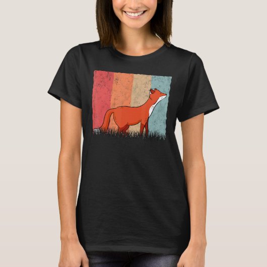赤キツネヴィンテージ2 Tシャツ (正面)