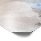 赤キツネ水彩ポートレート02 フォトプリント            (角)