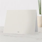 赤キツネ水彩ポートレート04 サンキューカード (裏面)