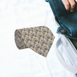 赤キツネ野生動物の写真パターン ネクタイ