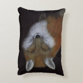 赤キツネ アクセントクッション (裏面(縦))