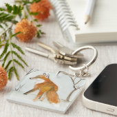 赤キツネ キーホルダー (正面右)